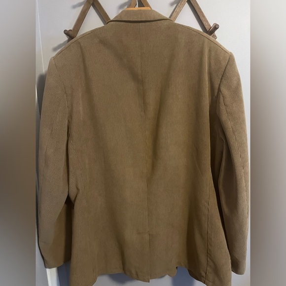 Vintage Boulevard Club Camel Corduroy  old skool Cell Phone Pocket Blazer XL - Picture 2 of 9